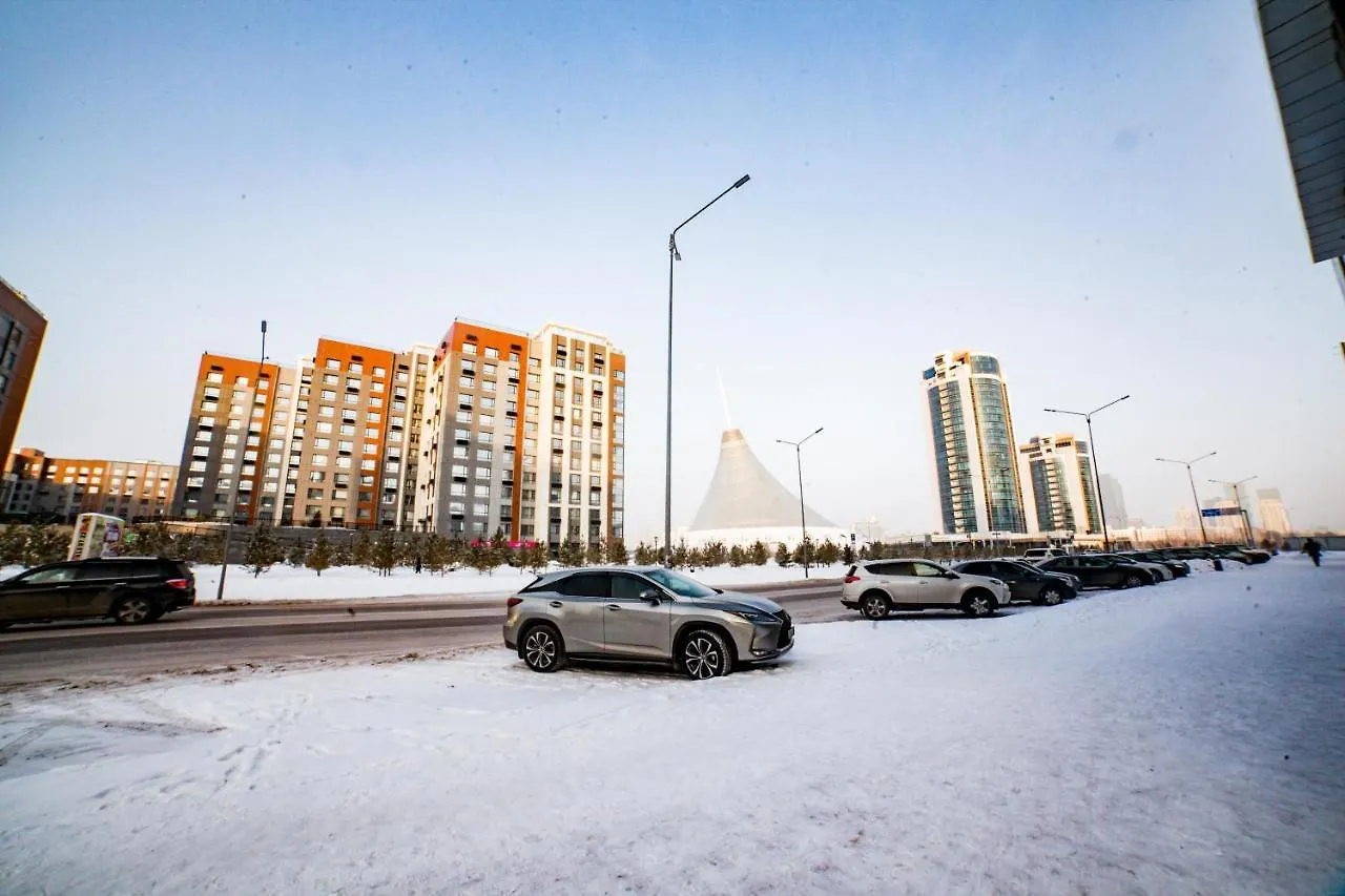 Apartment New 1 Bedroom 12 Этаж Рядом С Ханшатыр Центр Города Nur-Sultan